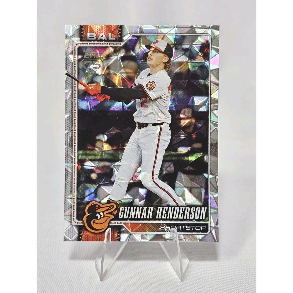2026 Topps Series 1 Gunnar Henderson #46 Diamante Foil Parallel Baltimore Oriole